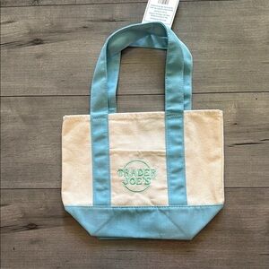 Trader Joe’s Mini Pastel Canvas Tote Bag